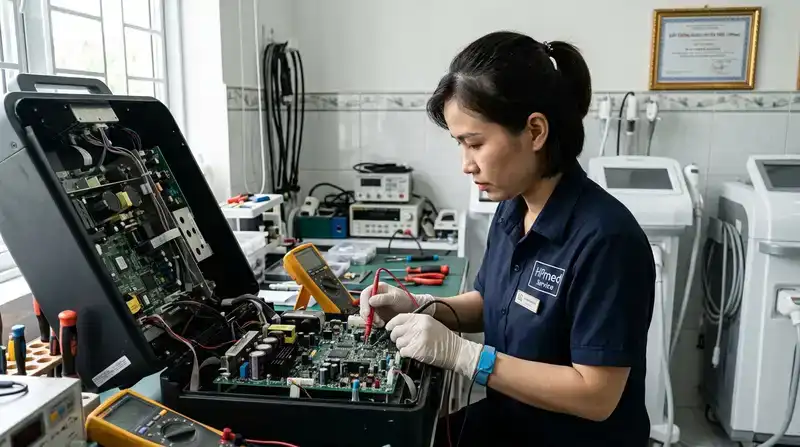 Sửa máy spa Hậu Giang Uy Tín, Nhanh Chóng – HP Med 2026 1 Tại sao chủ Spa tại Hậu Giang cần tìm đơn vị sửa máy chuyên nghiệp?