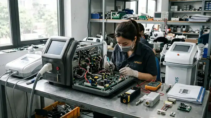 Các dịch vụ sửa chữa thiết bị thẩm mỹ chuyên sâu tại HPMED