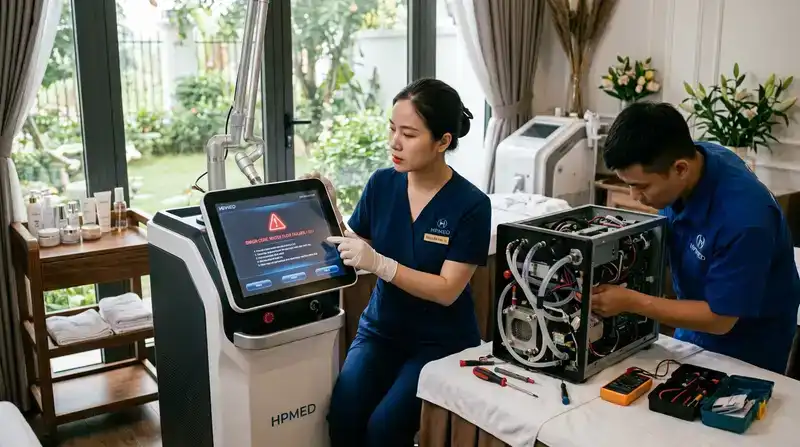 Các lỗi kỹ thuật thường gặp trên máy thẩm mỹ và cách xử lý