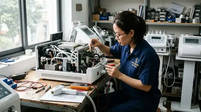 Sửa máy spa Hải Phòng: Dịch vụ uy tín, chuyên nghiệp 24/7 2 Các lỗi kỹ thuật thường gặp trên máy thẩm mỹ và cách xử lý