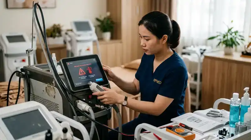 Các lỗi máy spa thường gặp và cách nhận biết nhanh