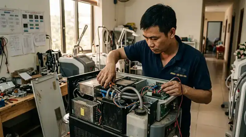 Các lỗi máy spa thường gặp và cách xử lý nhanh