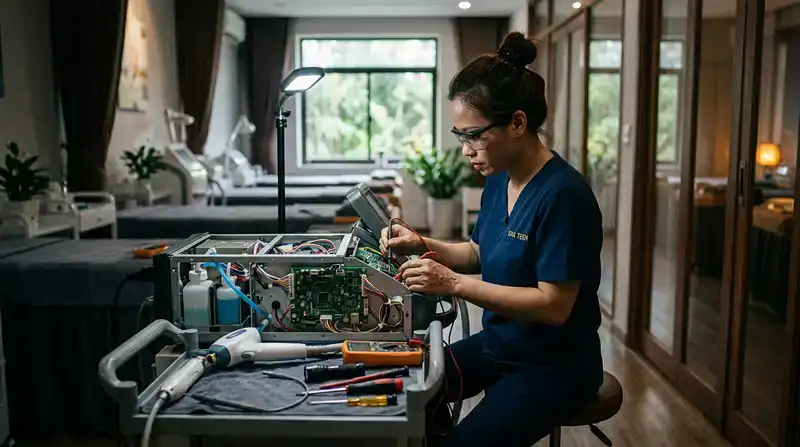 Sửa máy spa Đồng Tháp: Dịch vụ uy tín, chuyên nghiệp 2026 2 Các lỗi máy spa thường gặp và giải pháp từ chuyên gia