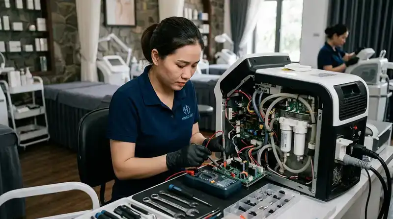 Sửa máy spa Bình Phước uy tín, chuyên nghiệp – HPMED Việt 2 Các lỗi máy spa thường gặp và quy trình xử lý chuẩn