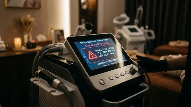 Các lỗi thường gặp trên máy spa cần xử lý kịp thời