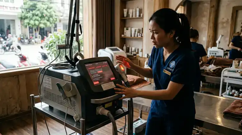 Dịch vụ sửa máy spa Điện Biên uy tín, chuyên nghiệp – HPMED 2 Các lỗi thường gặp trên thiết bị thẩm mỹ cần sửa chữa ngay