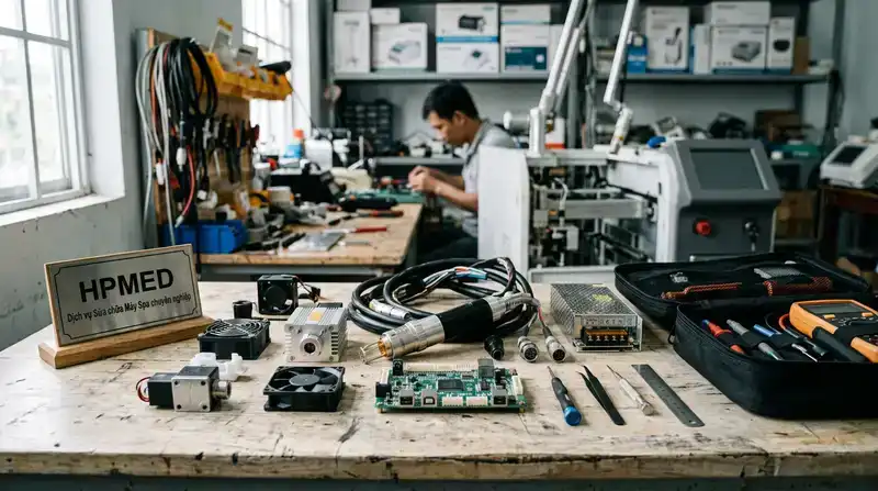 Dịch vụ sửa máy spa Cà Mau chuyên nghiệp từ HPMED