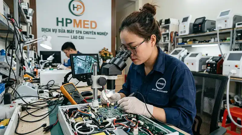 Dịch vụ sửa máy spa Lào Cai chuyên nghiệp từ HPMED