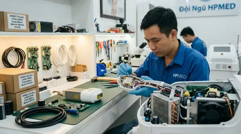 Sửa máy spa Gia Lai uy tín, chuyên nghiệp – HPMED Việt Nam 2 Tại sao nên chọn dịch vụ sửa chữa thiết bị thẩm mỹ tại Gia Lai của HPMED?