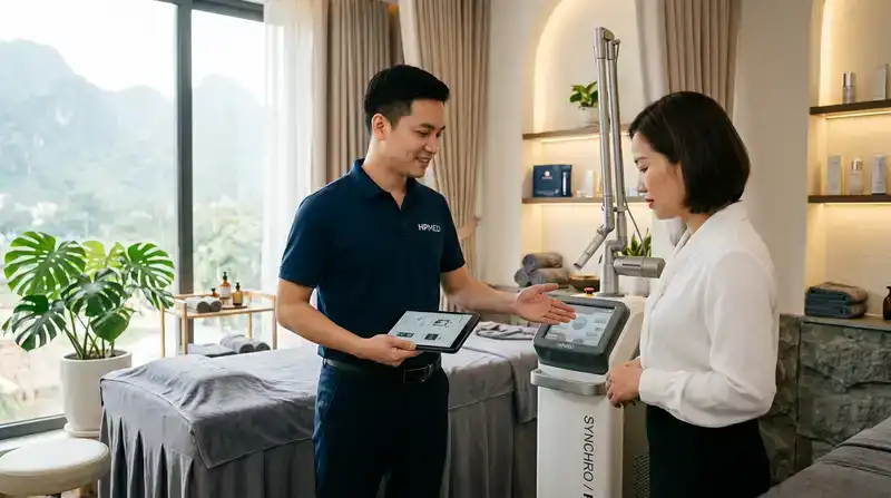 Dịch vụ sửa chữa thiết bị thẩm mỹ HPMED tại Lạng Sơn