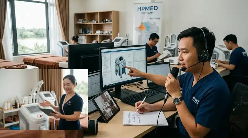 Dịch vụ sửa máy spa An Giang chuyên nghiệp tại HPMED Việt Nam