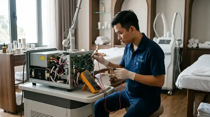 Sửa máy spa Bình Định uy tín, chuyên nghiệp | HP Med 2026 3 Dịch vụ sửa máy spa Bình Định uy tín tại HP Med