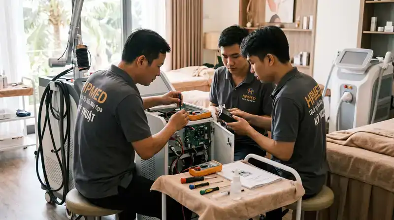 Dịch vụ sửa máy spa Bình Thuận từ HPMED: Điểm khác biệt