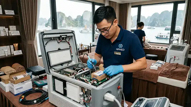Sửa máy spa Quảng Ninh: Dịch vụ uy tín, linh kiện chính hãng 3 Dịch vụ sửa máy spa tại Quảng Ninh trọn gói từ HPMED