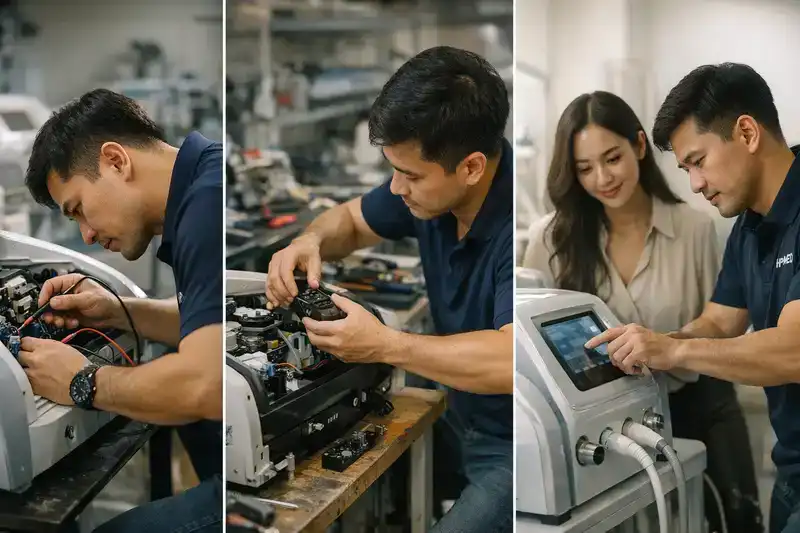 Quy trình sửa chữa máy spa chuẩn chuyên gia tại HPMED