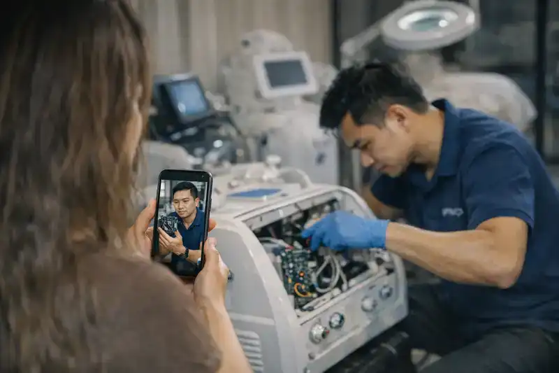 Quy trình sửa chữa máy thẩm mỹ chuẩn chuyên gia tại HPMED