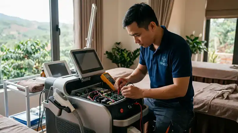 Quy trình sửa chữa thiết bị thẩm mỹ chuẩn tại HPMED