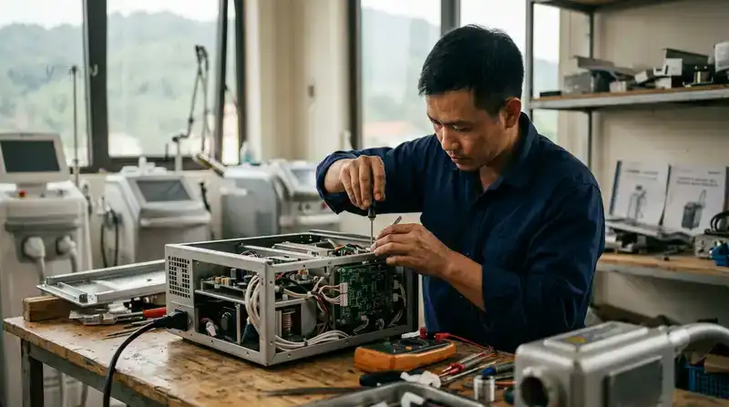 Quy trình sửa chữa và bảo trì máy thẩm mỹ chuẩn HPMED