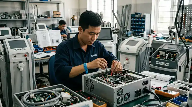 Sửa máy spa Hậu Giang Uy Tín, Nhanh Chóng – HP Med 2026 3 Review chất lượng dịch vụ sửa máy spa của HP Med
