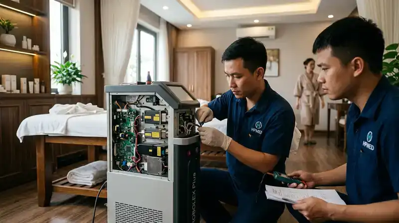 Review dịch vụ sửa máy spa Hải Dương của HPMED Việt Nam