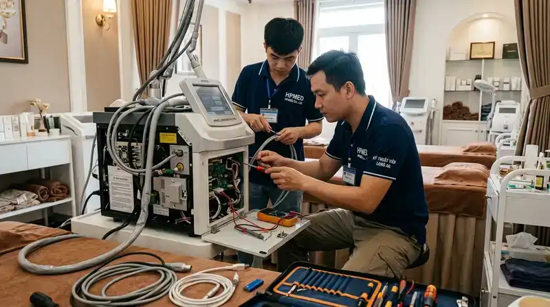 Review dịch vụ sửa máy spa Long An của HPMED