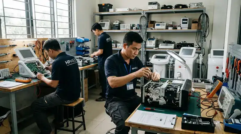 Review dịch vụ sửa máy spa Phú Yên chuyên nghiệp từ HPMED