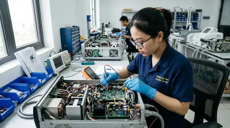 Review năng lực dịch vụ sửa chữa máy thẩm mỹ tại HPMED Việt Nam