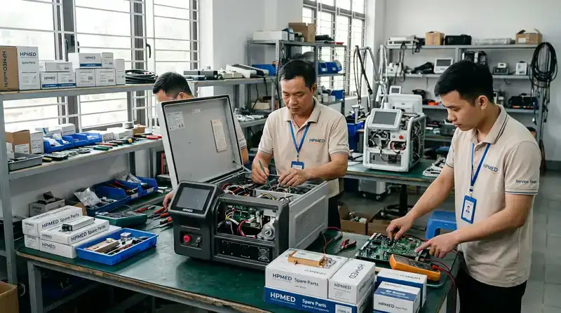 Review năng lực dịch vụ sửa chữa thiết bị thẩm mỹ tại HPMED