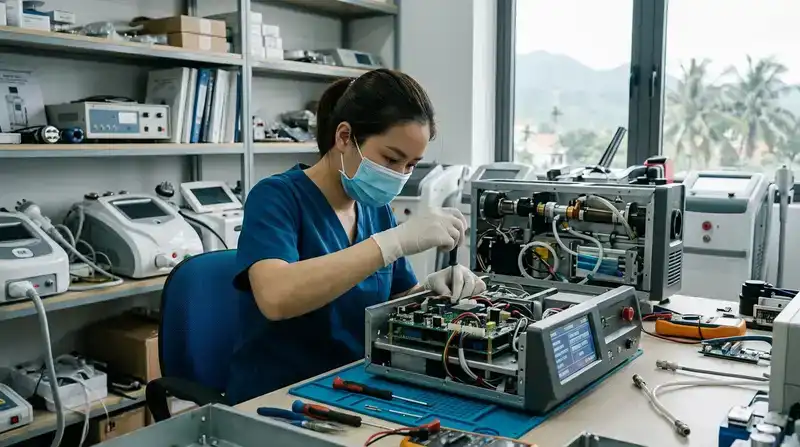 Tiêu chí lựa chọn đơn vị sửa chữa máy thẩm mỹ uy tín