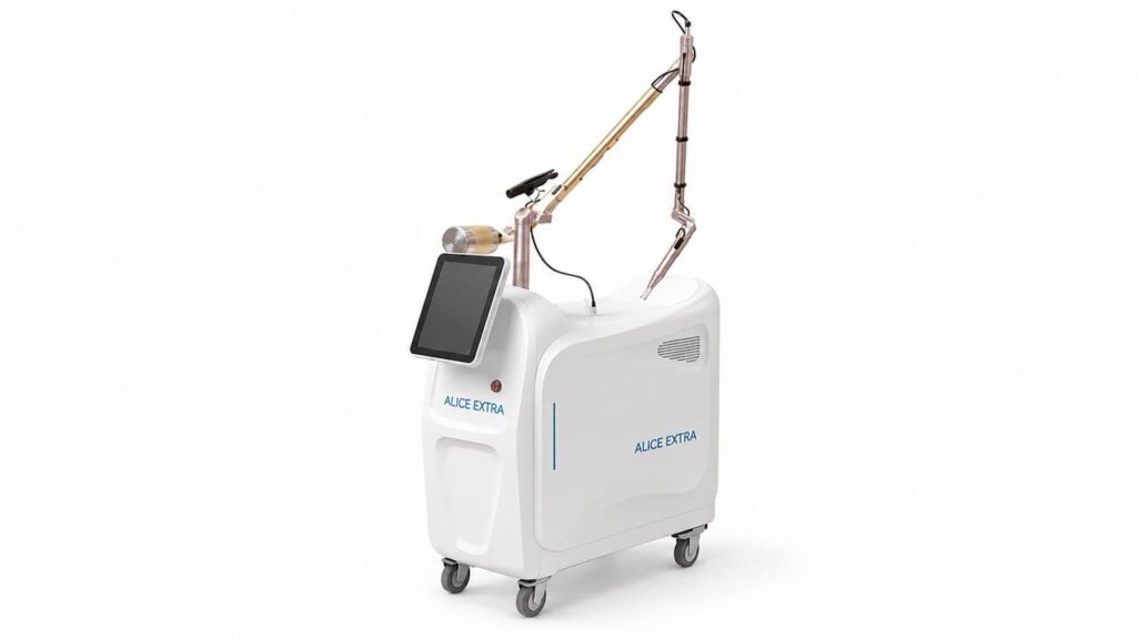Mẫu máy laser alice extra xóa xăm trị nám chính ngạch chuẩn y khoa tại HPMED