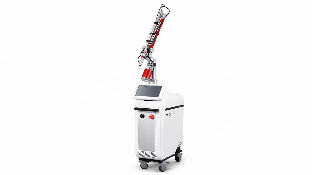 Đánh Giá Máy Laser Andy Xóa Xăm Trị Nám Hiệu Quả Năm 2026 1 Mẫu máy laser andy xóa xăm trị nám chính ngạch chuẩn y khoa tại HPMED