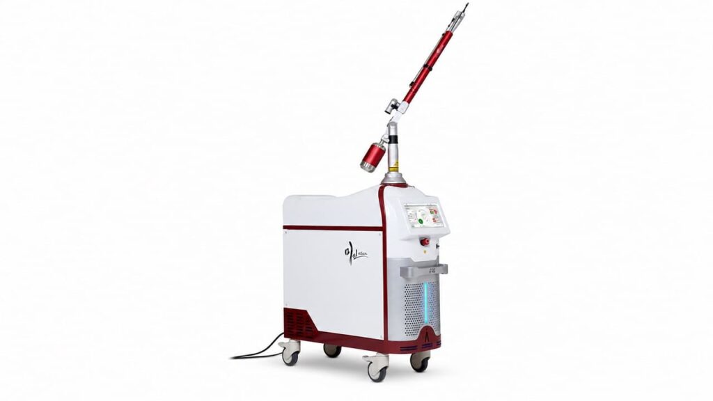 Máy Laser Miim Xóa Xăm Trị Nám: Đánh Giá Hiệu Quả Năm 2026 4 Mẫu máy laser miim xóa xăm trị nám chính ngạch chuẩn y khoa tại HPMED