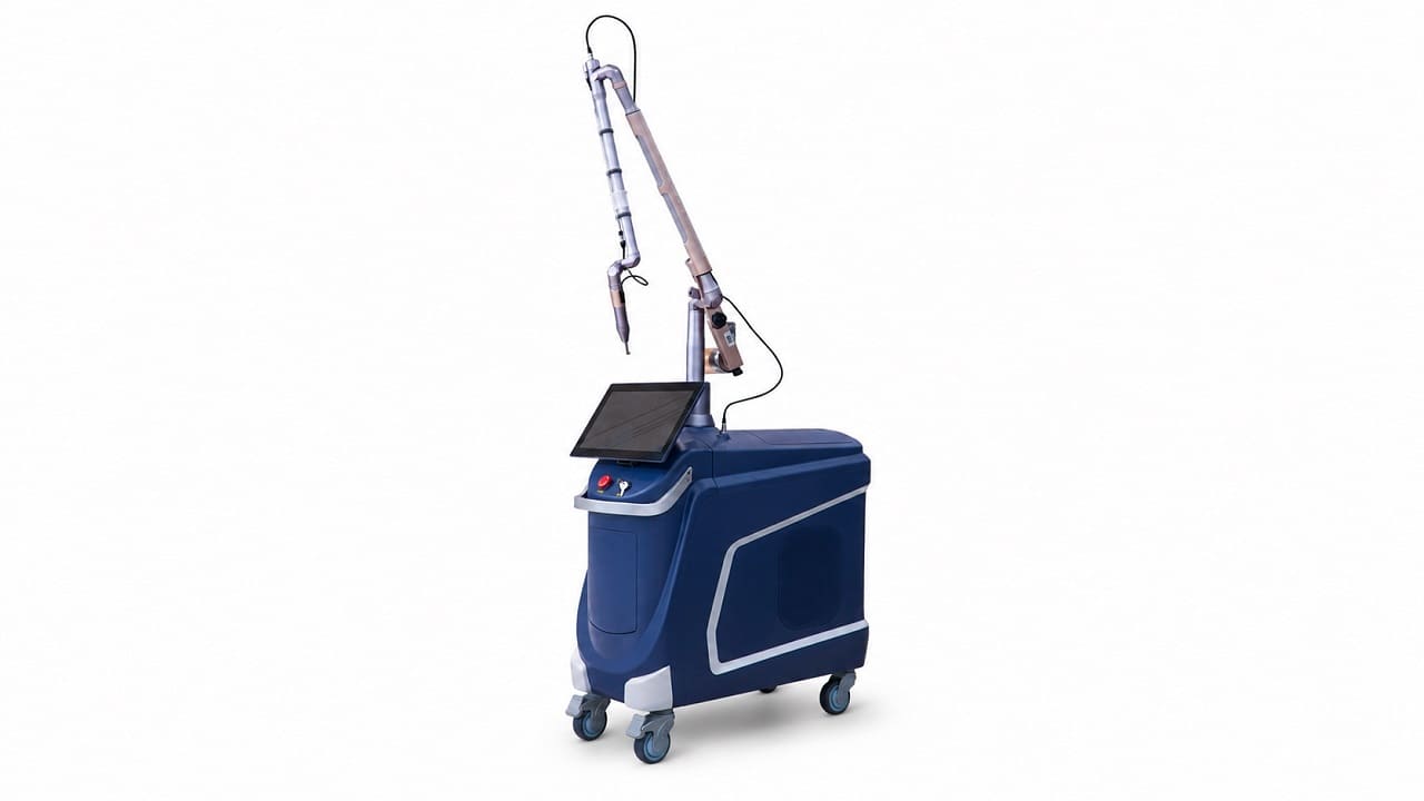Mẫu máy laser pico q master xóa xăm trị nám chính ngạch chuẩn y khoa tại HPMED