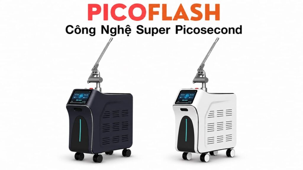 Mẫu máy laser picoflash xóa xăm trị nám chính ngạch chuẩn y khoa tại HPMED