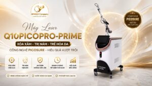 Mẫu máy laser q10picopro prime xóa xăm trị nám chính ngạch chuẩn y khoa tại HPMED