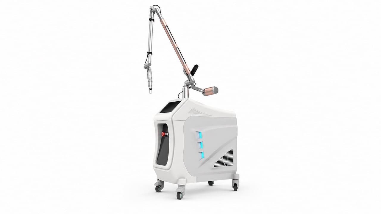 Mẫu máy laser trục khuỷu xóa xăm trị nám chính ngạch chuẩn y khoa tại HPMED