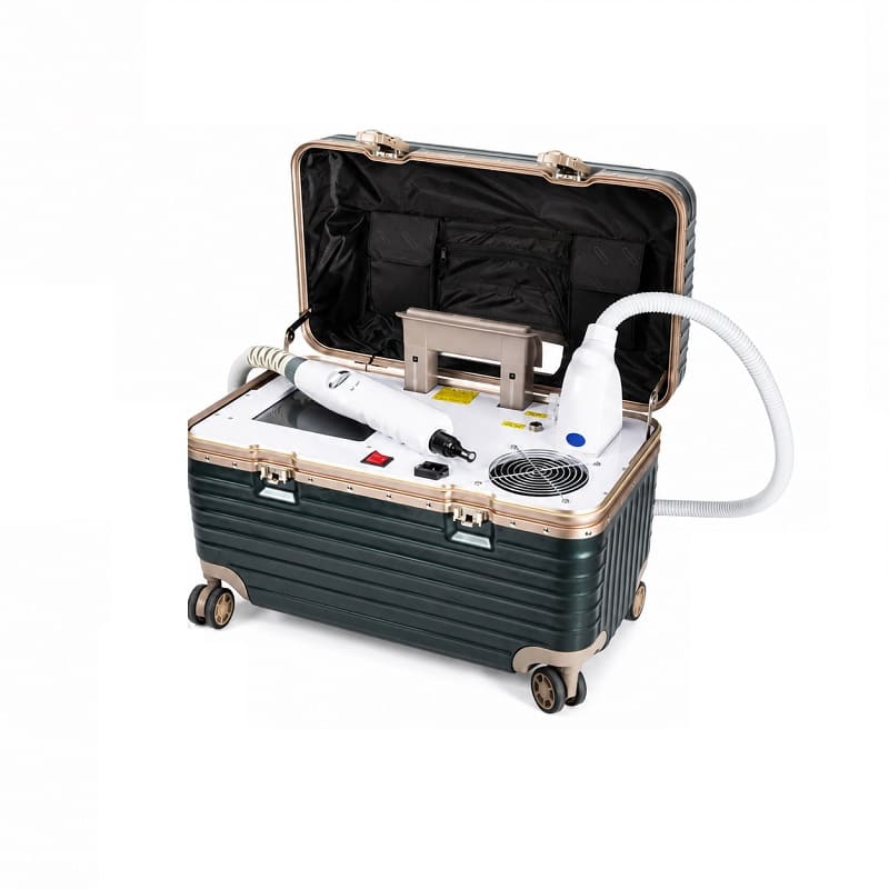 Mẫu máy laser vali mini xóa xăm trị nám chính ngạch chuẩn y khoa tại HPMED