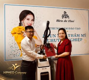 HPMED Chuyển Giao Máy Laser CO2 Fractional Pentagon Grand Hàn Quốc Cho Phòng Khám Bleu De Huế