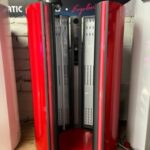 Mẫu máy tanning đứng ergoline essence 440 máy tắm nâu chính ngạch tại HPMED