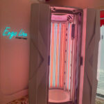 Mẫu máy tanning đứng sunrise 7200 leds máy tắm nâu chính ngạch tại HPMED