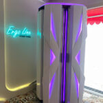 Mẫu máy tanning đứng sunrise 7200 leds máy tắm nâu chính ngạch tại HPMED