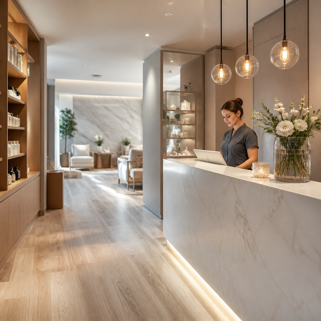 E-E-A-T cho spa - minh họa tổng quan về không gian spa chuyên nghiệp