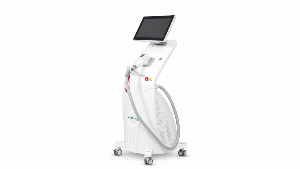 Mẫu máy triệt lông diode laser mag-ice chính ngạch chuẩn y khoa tại HPMED