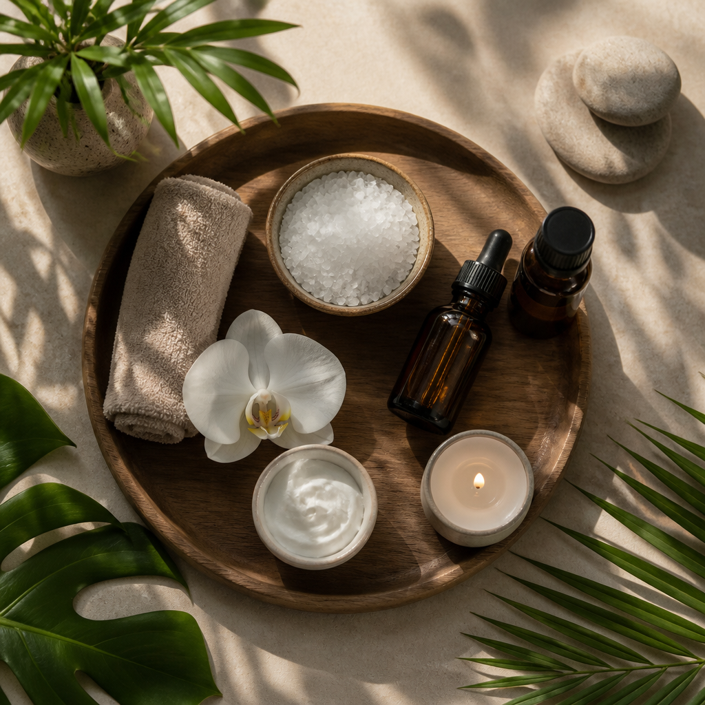 Giao diện tìm kiếm với AI Overviews hiển thị thông tin spa