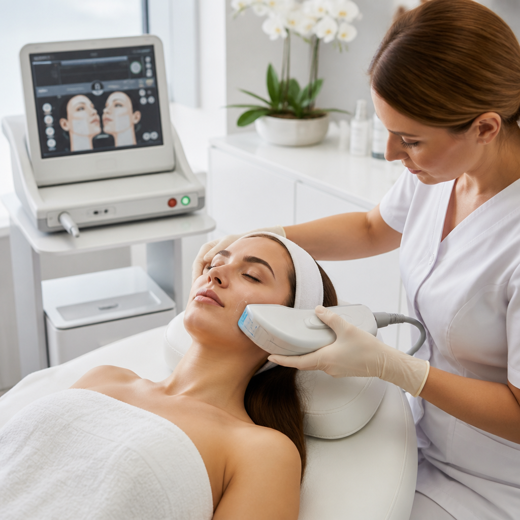 Khách hàng trẻ hóa da sau liệu trình HIFU