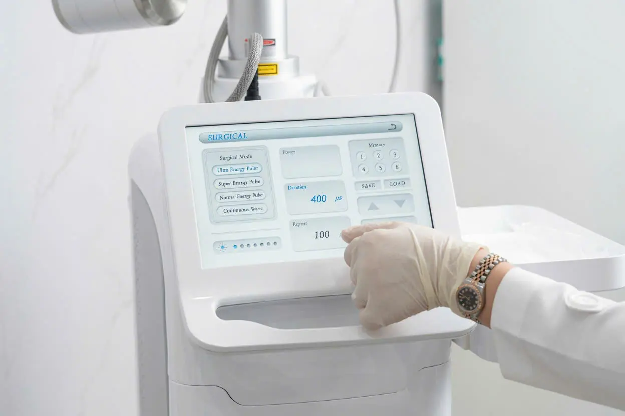 Giao diện điều khiển máy Laser CO2 Fractional S-CO2