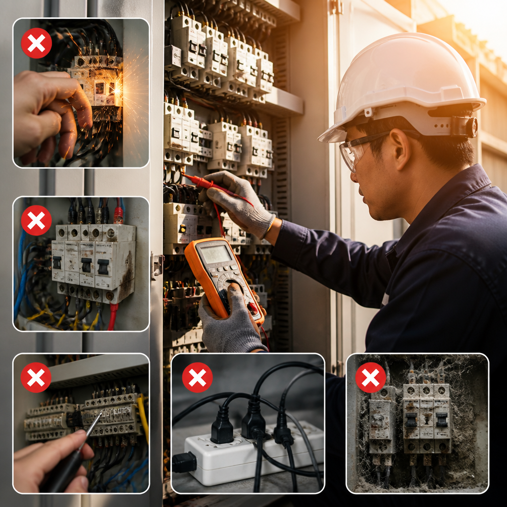 5 Lỗi Thường Gặp Phải Khi Vận Hành Thiết Bị Điện Di