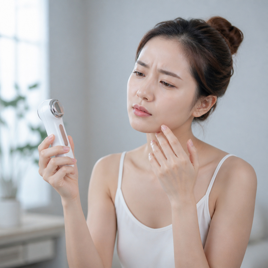 2. Máy Không Đẩy Tinh Chất Hiệu Quả Hoặc Không Có Cảm Giác Điện Di