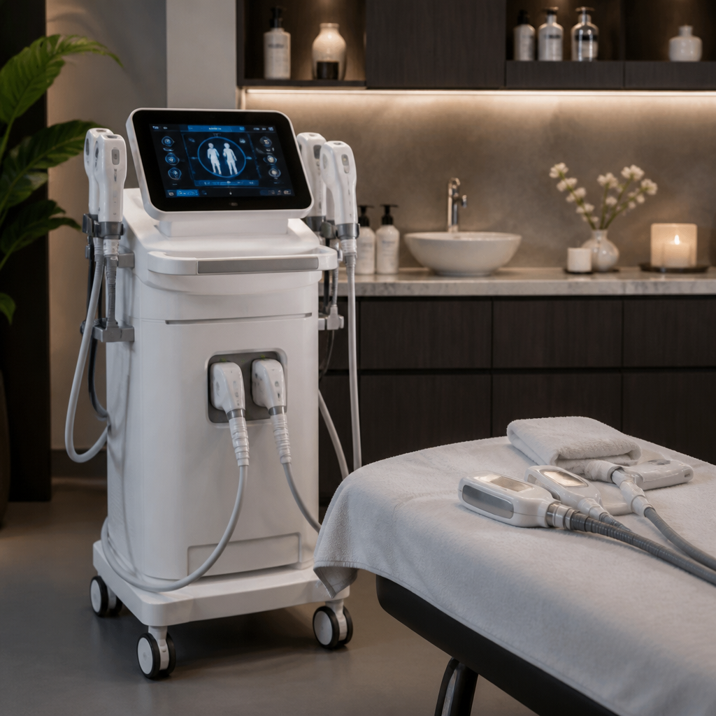 Cẩm nang chọn mua máy giảm béo công nghệ mới nhất 2026 cho Spa: Hướng dẫn từ A-Z 3 Chuyên viên spa giới thiệu máy giảm béo