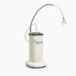 Máy hút khói EVACUATOR nền trắng và ống hút định hướng